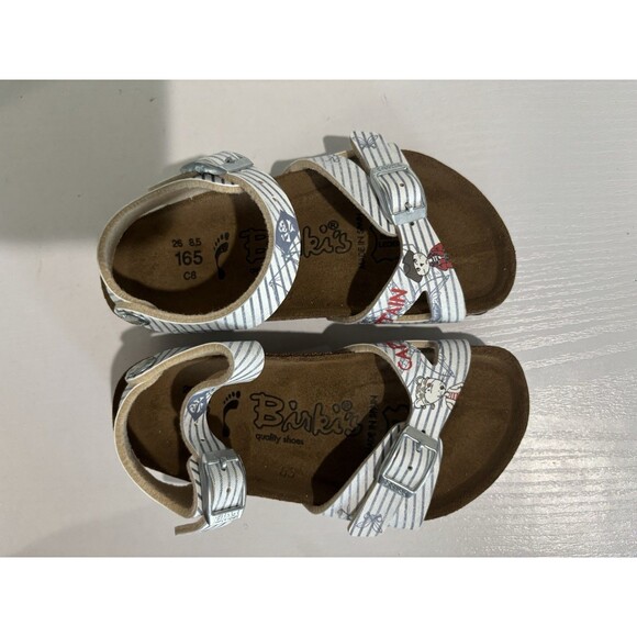 Birkis Tuvalu BF Adjustable Strap Buckle Kids Sandals Size EU26 US C8 - Picture 2 of 6